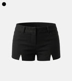 Cut-slit low pants