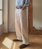 Fate Semi-Wide Cotton Pants