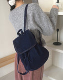 Taple Denim Cotton Bucket Backpack