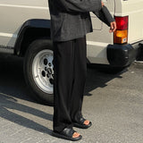 Burns Linen One Tuck Wide Slacks