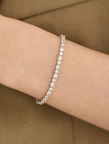 Essence Silver Shine Point Tennis Bracelet