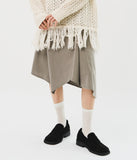 (W) Teddy Striped Skirt