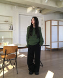 [MADE] Tens Crochet Net Overfit Boat Neck Knit