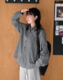 Manei Summer Color Check Over Shirt