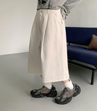 [unisex] Kelane Pintuck Bermuda Cotton Pants