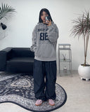 Kyren Balloon Pintuck Denim Pants
