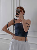 Layer Spandex Denim Top