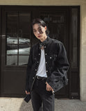 Entry trucker denim jacket