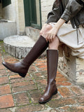 Ailo Leather Long Boots (3.5cm)
