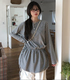 Pino Stripe Pumpkin Layered Long Sleeve