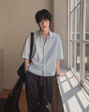 Basic Air Crop Short Sleeve Shirt