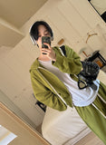 fw Balloon Crop Hood Zip Up