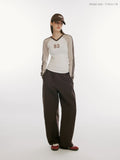 Basic Nylon Piping Pants