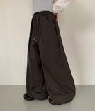 Banding Pin-Tuck Wide Pants