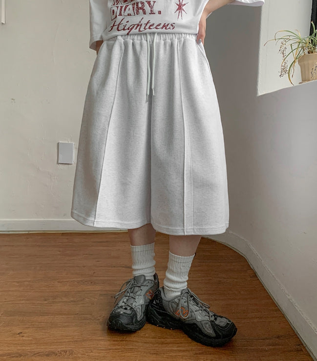 【BAON】[unisex] Tutsro Line Banding Bermuda Pants BAON (バオン) - [男女兼用]ツトロラインバンディングバミューダ
