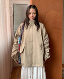 Ravals Collar Over Bomber Jacket