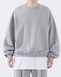 French Terry Overfit Sweatshirt