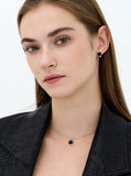Penidor NEW Silver (W) Earrings Onyx