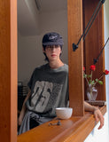 Pauline 75 Lettering Pigment Short Sleeve T-Shirt