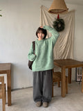 Okari Mohair Pastel Round Over Knit