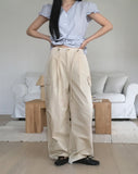 Mudin Two Way Wide Back Banding Cargo Pants