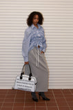 shirring long sleeves shirt