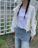 Show Light Blue Denim Wash Wide Pants