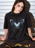 AubeA X-ray Butterfly Pigment T-shirt