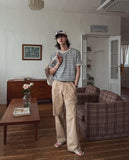 Mori Long Wide Damage Pants