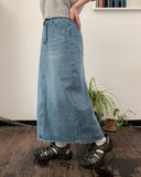 Beamtrue Summer Denim Long Skirt