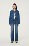 Flower Denim Pants
