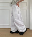 Gibyu Basic Cotton Wide Pants