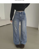 Heat Brushed Classic Banding Span Basic Denim Pants