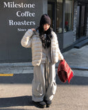 Leto Zipper Pocket Brushed Sweat Cargo Pants