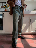 Slug wash bootcut denim