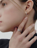[Premium Plating] Precise AB(W) Stone Line Ring