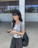 Sera Heart Chain Crop Cardigan