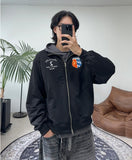 Kael Emblem Jersey Zip-up