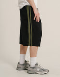 Side Track One-Tuck Half Pants
