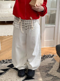 [unisex] Renshu Button Wide Cotton Pants