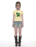 GRAE-S STAR CAMO Slim Short Sleeve Tee