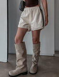 Pay corduroy line shorts