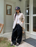 Mel Stripe Overfit Cotton Shirt