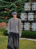 Pitenifer two-tone angora knit