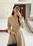 Deubelin Collar Pleated One Piece (Belt set)