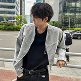 Linen deck cropped jacket