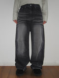KNEE LINE BRUSH DENIM