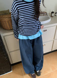 [BAONHAUS] Cretin Stud Cotton Wide Pants