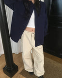 Sezer Wide Cotton Two Way Cargo Pants