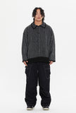 STRIPE WESTERN KNIT CARDIGAN